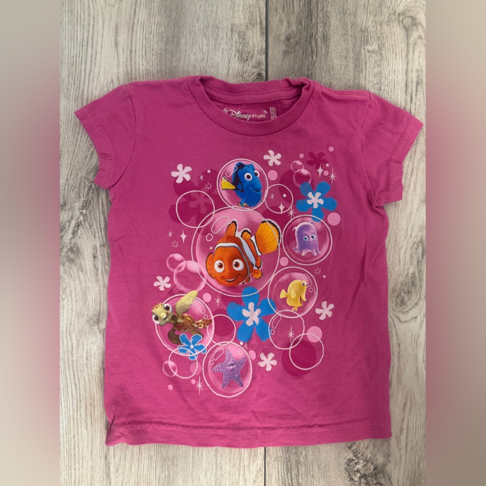 Disney Pink Finding Nemo Graphic Short Sleeve Tee